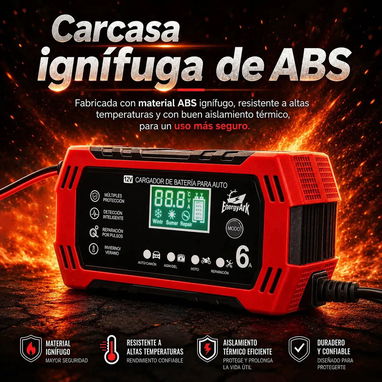 Cargador de baterias 12V 6A - 3/9
