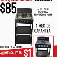 Cocina de gas conorganizadores milexus de 4 ornillas - Img 54040053