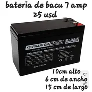 Batería de baku 12vol 7amp para moto de gasolina nueva. Marca bacu - Img 52410300