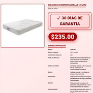 COLCHON 3/4 KONFORT ANTILLAS 120 x192 . - Img 57881395