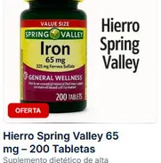 Hierro Spring Valley 65 mg – super oferta - Img 50281792