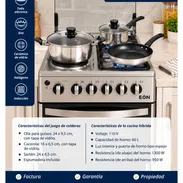 🍳 Combo Cocina #5 | Cocina híbrida de 20 pulgadas con horno + calderos 🚚 - Img 58239293