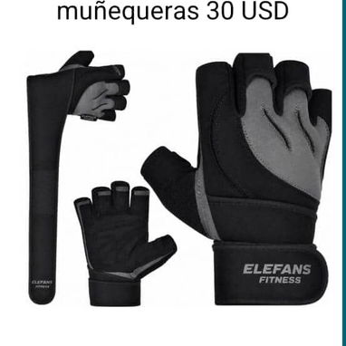 Guantillas  rodilleras Powerlifting muñequeras y bandas elastizadas rodillera tendón rotuliano musleras tobilleras polea - 8/10