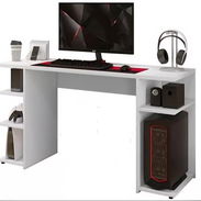 Mesa Gamer de computadora blanca - Img 54810408