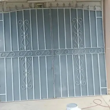 Rejas con planchas de acero inoxidable x detrásǰgg Puertas de r - Img 121876318