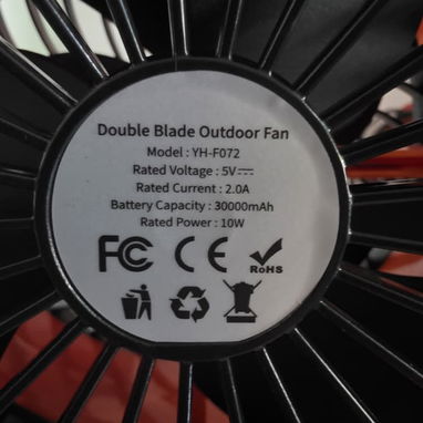 Ventilador Recargable de 30,000 mAh nuevo con garantía ! - Img 126362973