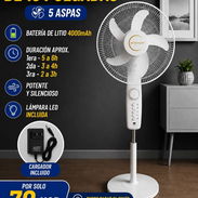 Ventilador recargable de 16 pulgadas - Img 56766074