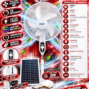 VENTILADOR DE PEDESTAL RECARGABLE PATIX, FACTURA Y GARANTÍA. VARIEDAD DE VENTILADORES RECARGABLES TODOS NUEVOS EN CAJA - Img 57861497