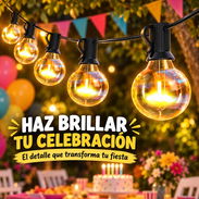 Luces para patio 15 metros para patio - Img 58193891