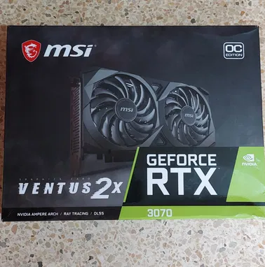 Grafica MSI Rtx 3070 Ventus 2X OC 8gb con su sello trabajando ok-320usd - Img 97565651