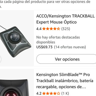 Mouse óptico trackball - Img 123797526