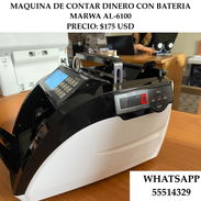 MAQUINA DE CONTAR DINERO CON BATERIA - MARWA AL-6100, ENTREGA DE FACTURA PARA SU GARANTÍA. VARIEDAD DE ARTÍCULOS - Img 56442403