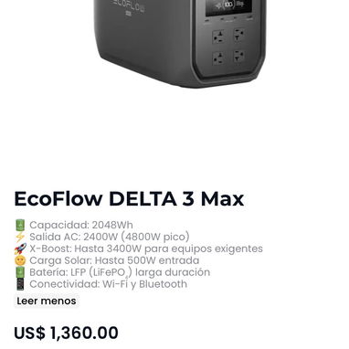 ECOFLOW, PANELES, PLANTAS, BATERÍAS, INVESORES🔋 - 4/8