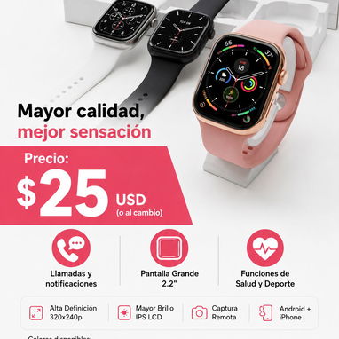 Smartwatch baratos / económicos – Relojes inteligentes Android iPhone en La Habana - 2/5