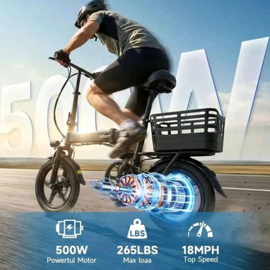 Bicicleta eléctrica plegable modelo A6, con todo sus accesorios.Domicilio cienfuegos. Primera mano.. - 2/2