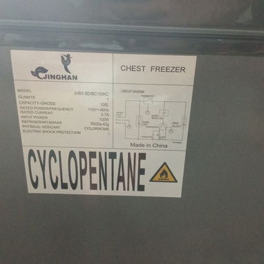 Neveras / freezer Jinghan de 3.5 pies • capacidad de 100L • incluye una cesta • garantia de 3 meses - Img 125217825