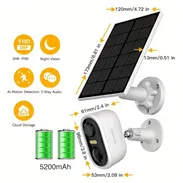 Camara de seguridad con panel solar - Img 55787225