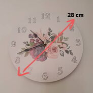 ⭐⭐⭐Vendo reloj de pared bello de 28 cm de diametro !!! Telef: 7837-5790 y 5439-4124 - Img 45679330