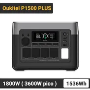 OUKITEL P1500 PLUS ⚡ 1536 Wh, 1800W - Pico 3600W - Img 57413413