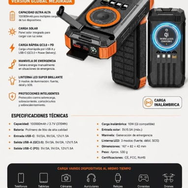 Audífonos Inalámbricos 🎧 AirPods Pro, Variedad de Power banks con envío gratis en Ciudad Habana - 3/3