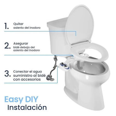 🚿 ¡Mejora la higiene y el confort de tu baño con el Luxe Bidet Neo 120 – Serie Elite! ✨  ✅ Bidé mecánico 100% no eléctr - 4/4