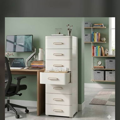 Mueble Gavetero, Gabinete, Cajonera, Blanco, Diseño Moderno - Img 123612117