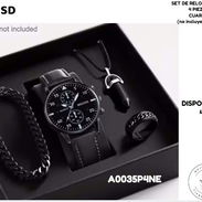 Set de Reloj Hombre 4 piezas CUARZO - Img 55670161