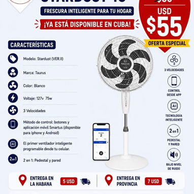 $32usd 🌀 Oferta de Ventiladores de pedestal 🌀 - Img 126691678