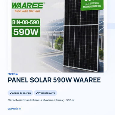Panel Solar 590W WAAREE - 2/2