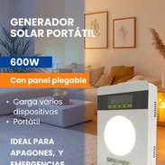 ☀️ ¡Olvídate de los Apagones! Generador Solar Portátil GDSUPER 600W + Panel Plegable 🔋🏠 - Img 55703456