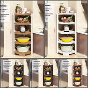 Estante Esquinero Organizador para Cocina - Img 56126975