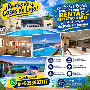 EN CONFORT RENTALS TENEMOS LAS MEJORES ESTANCIAS PARA VACACIONAR - 7/10