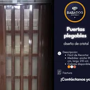 PUERTAS PLEGABLES, DISEÑO DE CRISTAL - Img 54818412