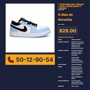 TENIS NIKE AIR JORDAN AZUL CON BLANCO Y NEGRO VPT# -0140 - Img 56244004
