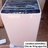 Lavadora automática Chic de 10 kg agua fría y caliente - Img 57925523