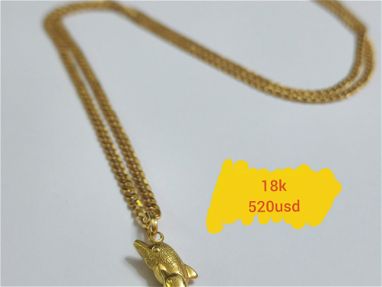 Gargantillas y cadenas originales de oro 10k, 14k y 18k - Img 65660643