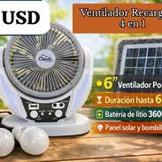 Ventilador Recargable Cloud (4 en 1) 20 USD - Img 57890842