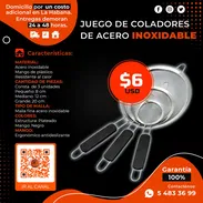 🧋COLADORES 🧋 DE ACERO INOXIDABLE. SERVICIO DE MENSAJERÍA CON FACTURA Y GARANTÍA. TL 548333699 - Img 57960771