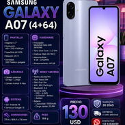 🔖 GALAXY 🔖 A07 DE 4/64 GB. MENSAJERÍA CON FACTURA Y GARANTÍA. 📲 54833699 - Img 56074841