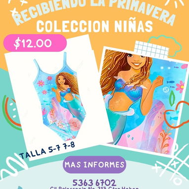 Traje de baño, trusa de niñas - Img 124440118