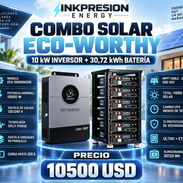 Combo Solar Eco Worthy 10kW inversor + 30.72 kWh batería - Img 58023311