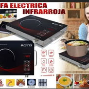 Cocina infrarrojos nueva en su caja. 3500 W de potencia. 35 usd. Cocina eléctrica saco Negra. 2 hornillas $ 22 usd - Img 50696249