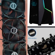 Chasis de PC marca hiditec v20 pro argb 3 ventiladores antec 120 mm y Hub de ventilador de PC Asus ROG - Img 56118926