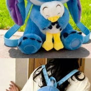 ✨ Mochilas bellas de Stitch. Lo q trae para meter cosas es la cabeza. Lo otro es peluche ❤️  Precio: 10usd 56740324 - Img 56845912