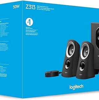 Bocinas  Logitech Z313 2.1 50 watts de potencia de pico, siéntate y deja que la música te lleve 📢52669205 - Img 70711487