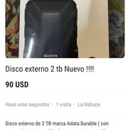 Disco externo 2 tb Nuevo !!!! - Img 45262732