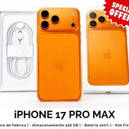 iPhone 17 Pro Max SELLADOS EN CAJA Sim física venta o cambio x iPhone menor y vuelto - Img 54639565
