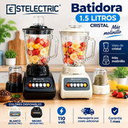 40usd  Batidora  1.5 LITROS  CRISTAL  Más molinillo /70 usd  Freidora de aire ESTELECTRIC  Capacidad de 5 litros  110 V - Img 57854519