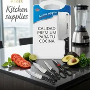 Juego de cuchillos más tabla kitchen supplies - Img 57310000