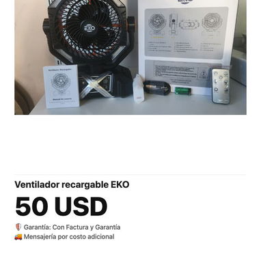 🚨 ¡VENTILADORES ! 🚨 ¡Que el calor y los apagones no te quiten la paz! 🌬️💨 - Img 118084993